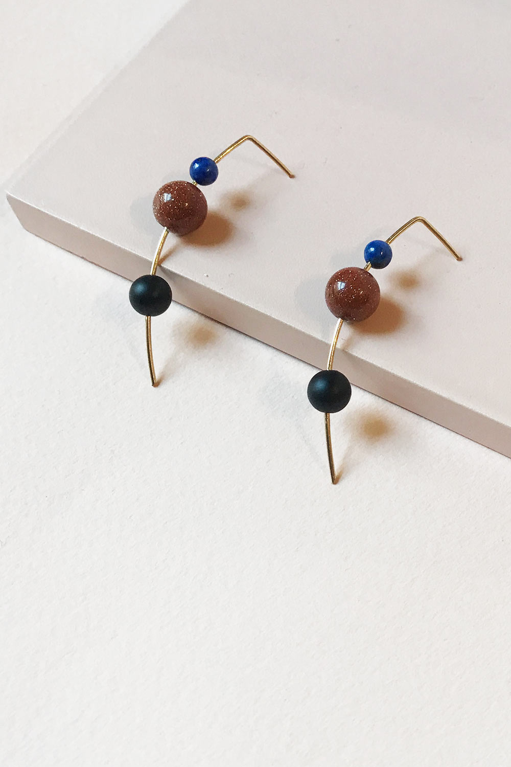 Orion Drop Earrings // Lapis