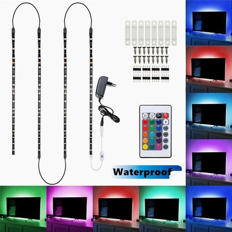 4 X 5050 Led Rgb Kitchen Under Cabinet Tv Background Fish Tank