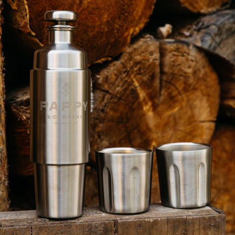 Firelight 750ml Flask - Premium Flask w/ Tumblers