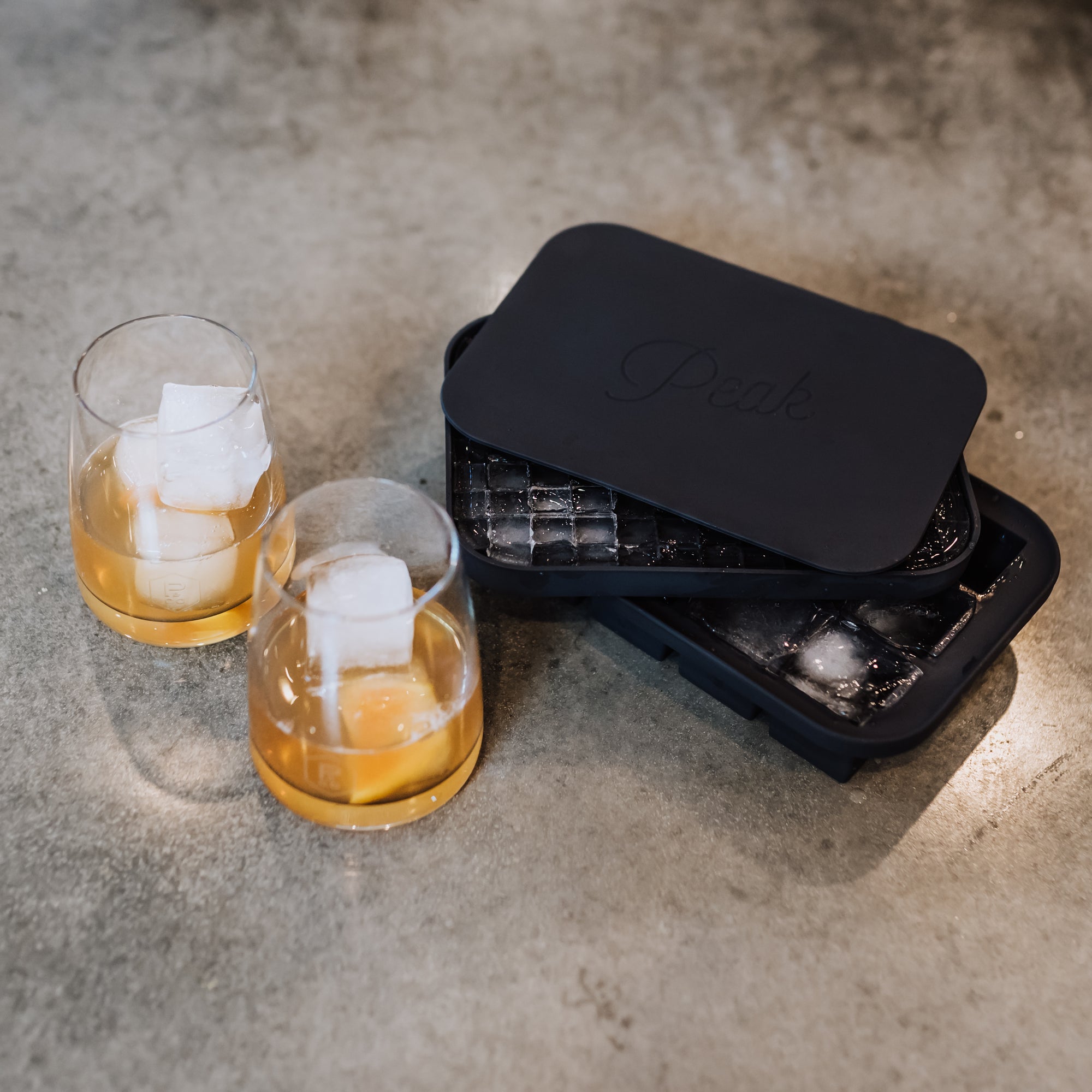 Monogram Forge Ice Mold Cups & Storage Box