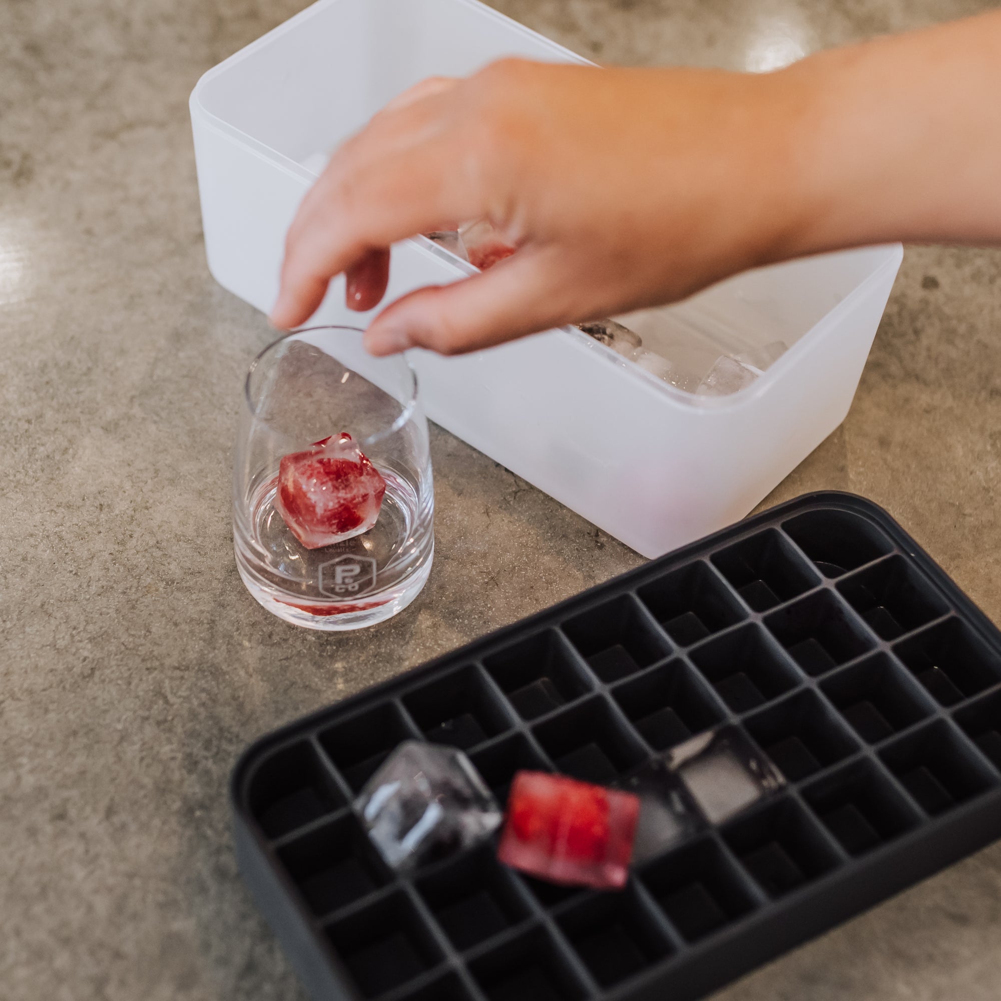 Cocktail Kingdom 1.25-Inch Square Ice Cube Tray  Square ice cube tray,  Cocktails on the rocks, Ice cube tray