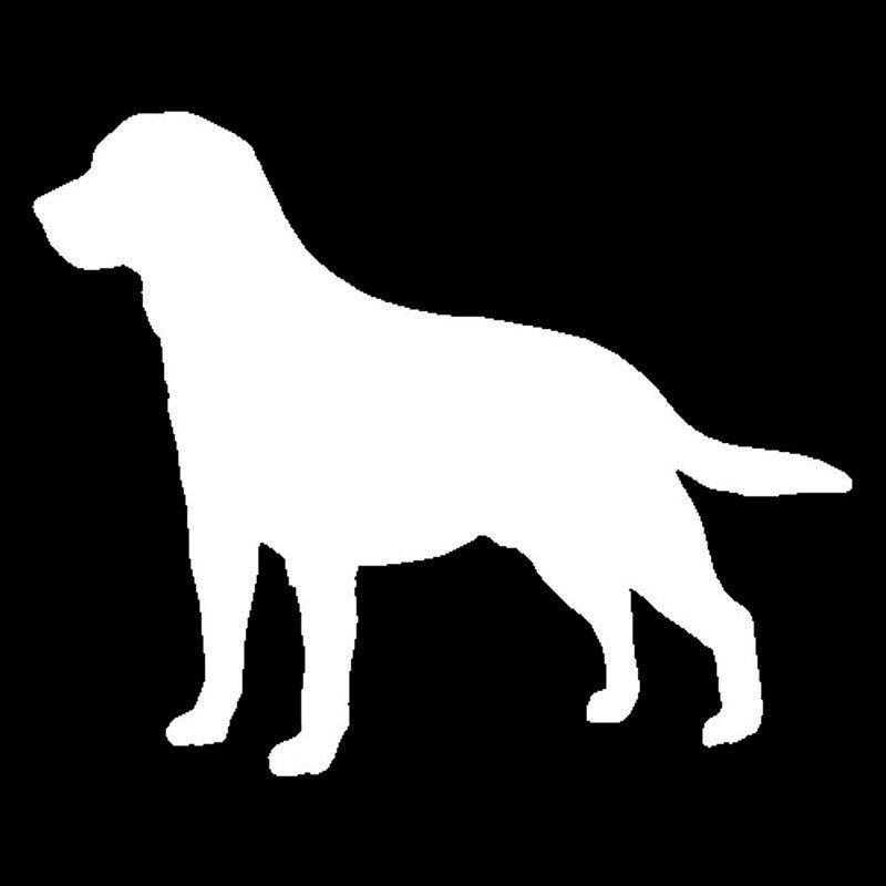 Labrador Retriever Silhouette Car Sticker – The Top Dog Deals