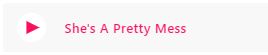 Screenshot of Alexandria Boddie's track "She's A Pretty Mess" on Pyramid Tracks
