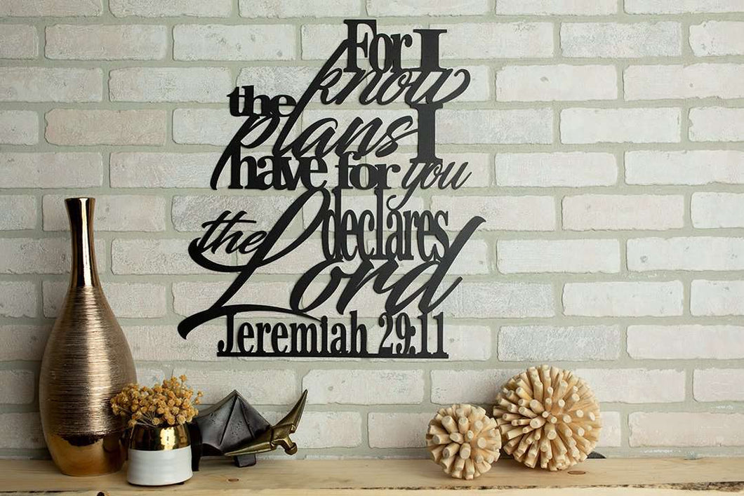 Jeremiah 29 11 Wall Art Bible Verse Signs Metal Shack The Metal Shack