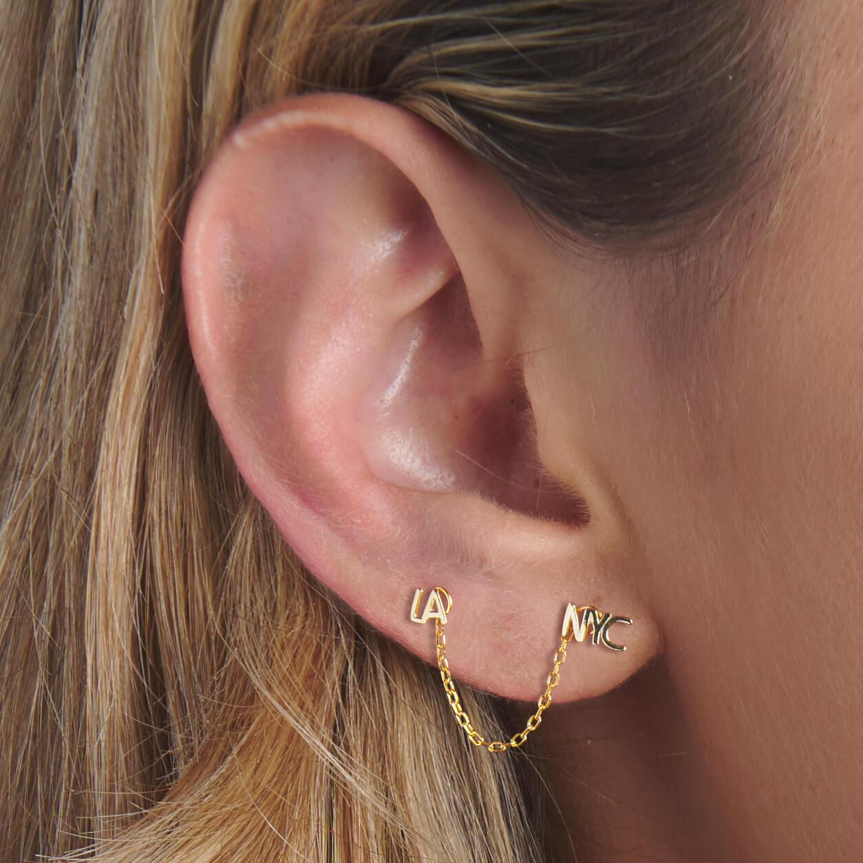 Ear Piercing Studs | Gold Studs & Sterling Silver Studs