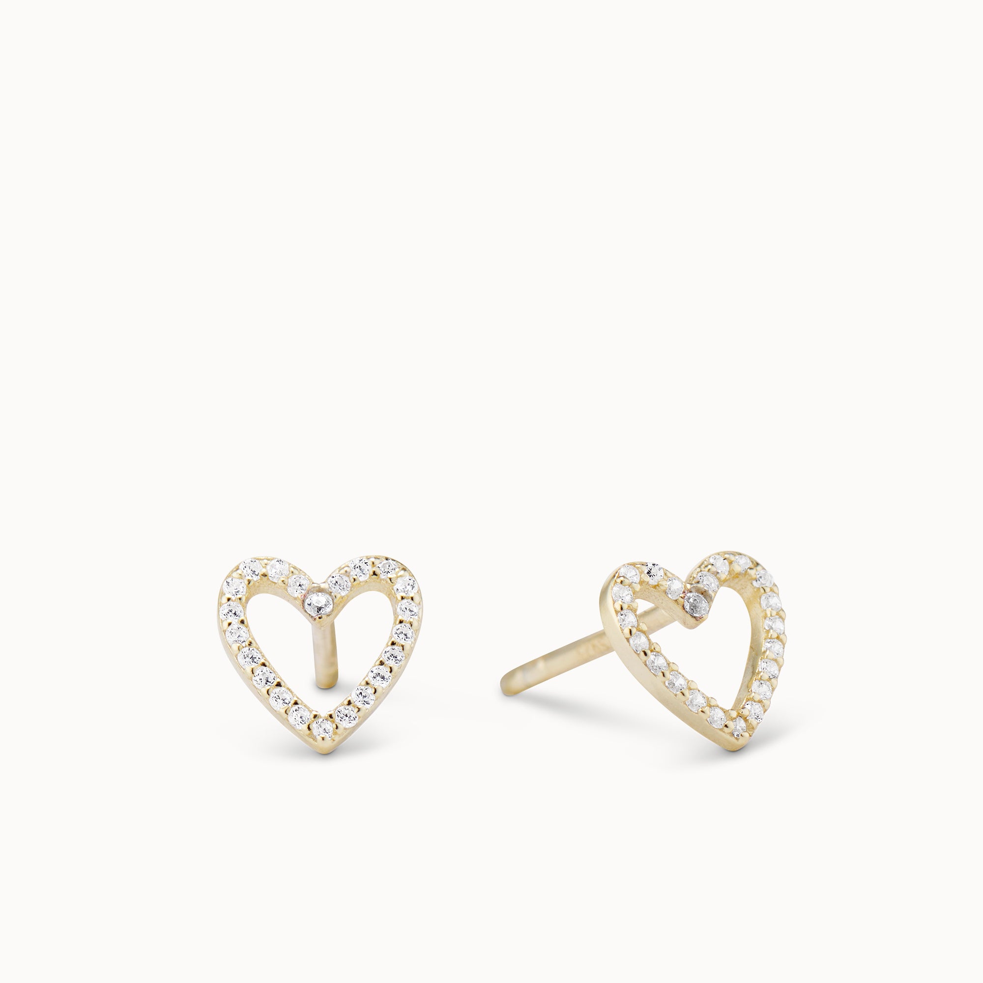 Kindhearted CZ Studs Hypoallergenic Earrings | Rowan