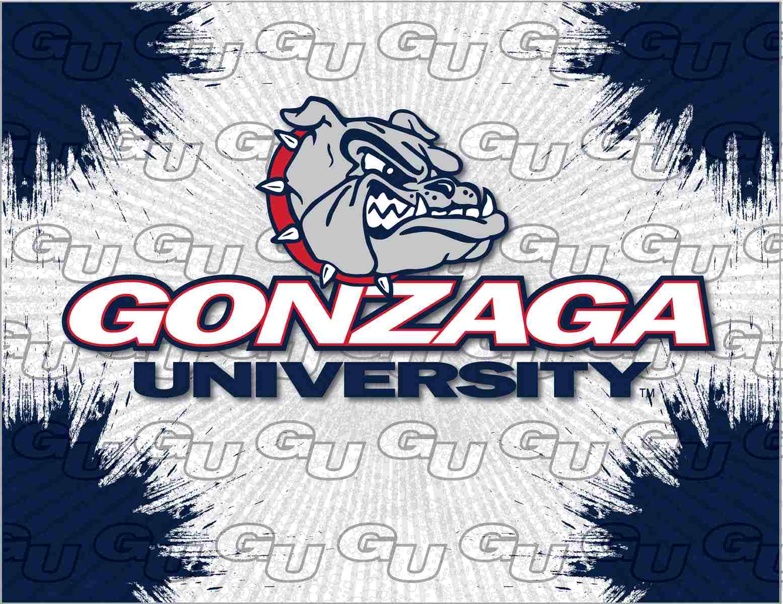 Gonzaga Bulldogs GU - Branded Faux Barrel Wall Sign