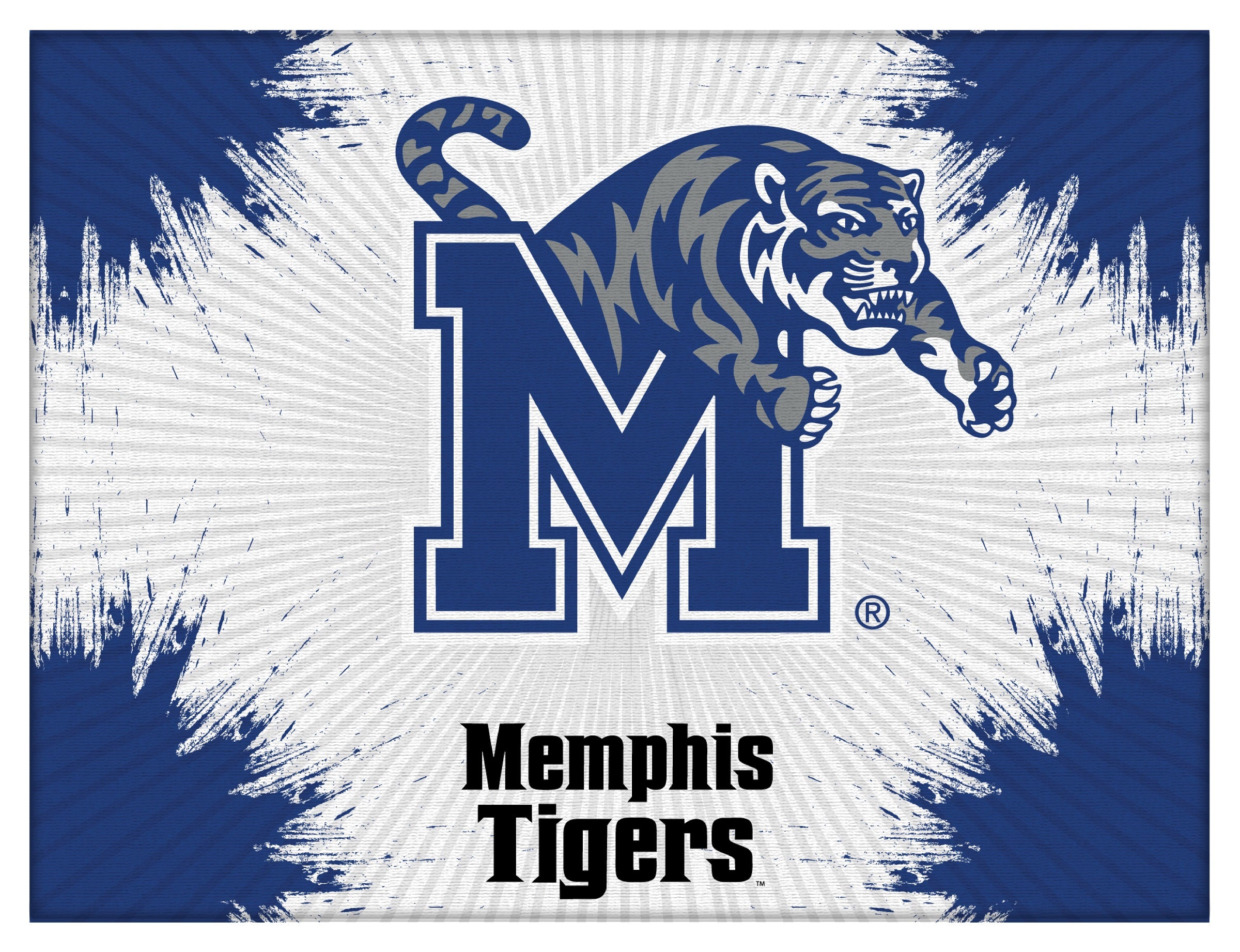 Memphis Tigers Wall Art, Metal Sign