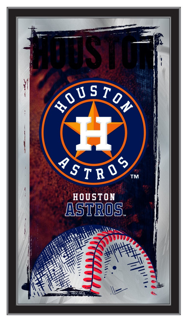 Houston Astros MLB Baseball Mirror, MLB Baseball Mirror