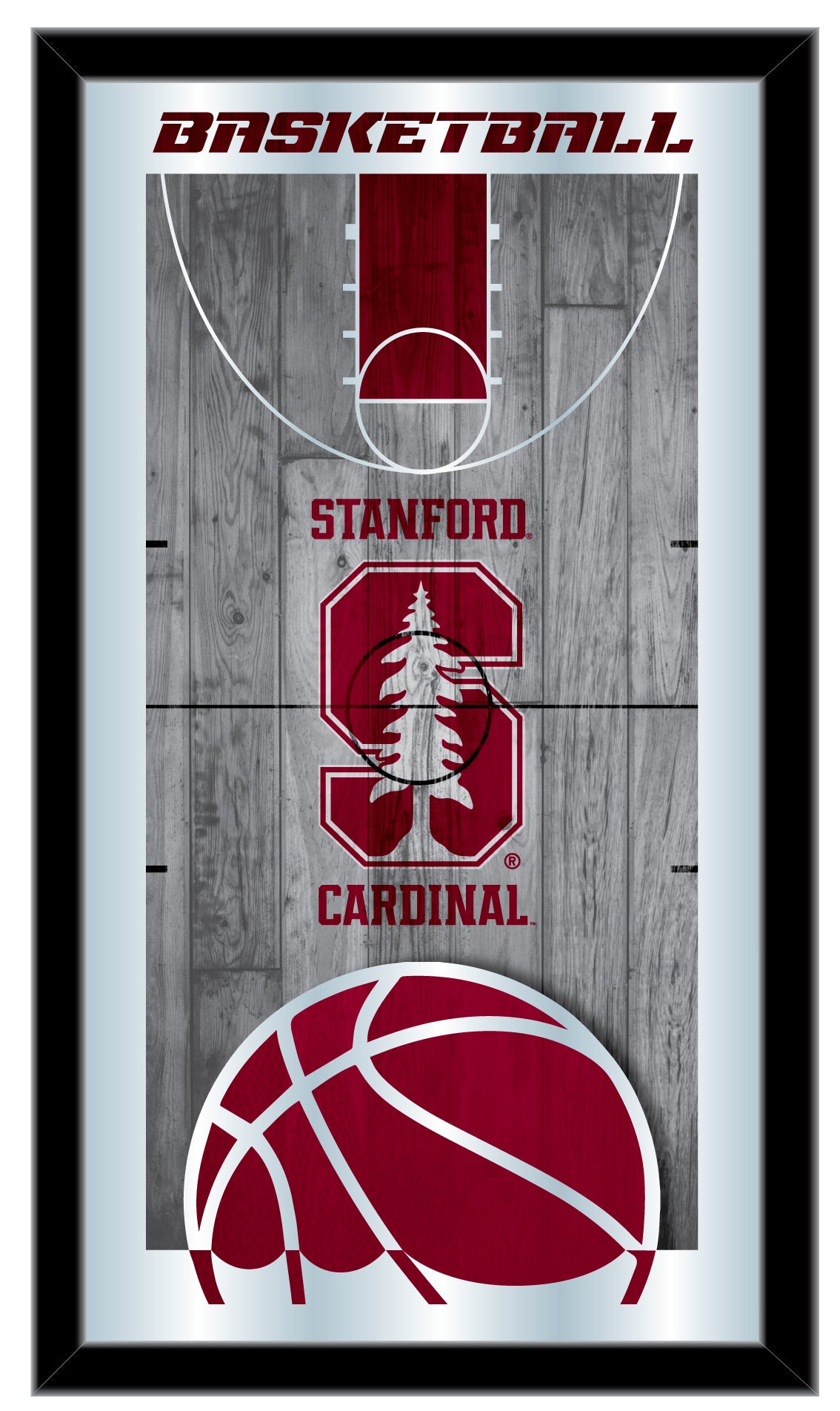 stanford cardinal basketball logo