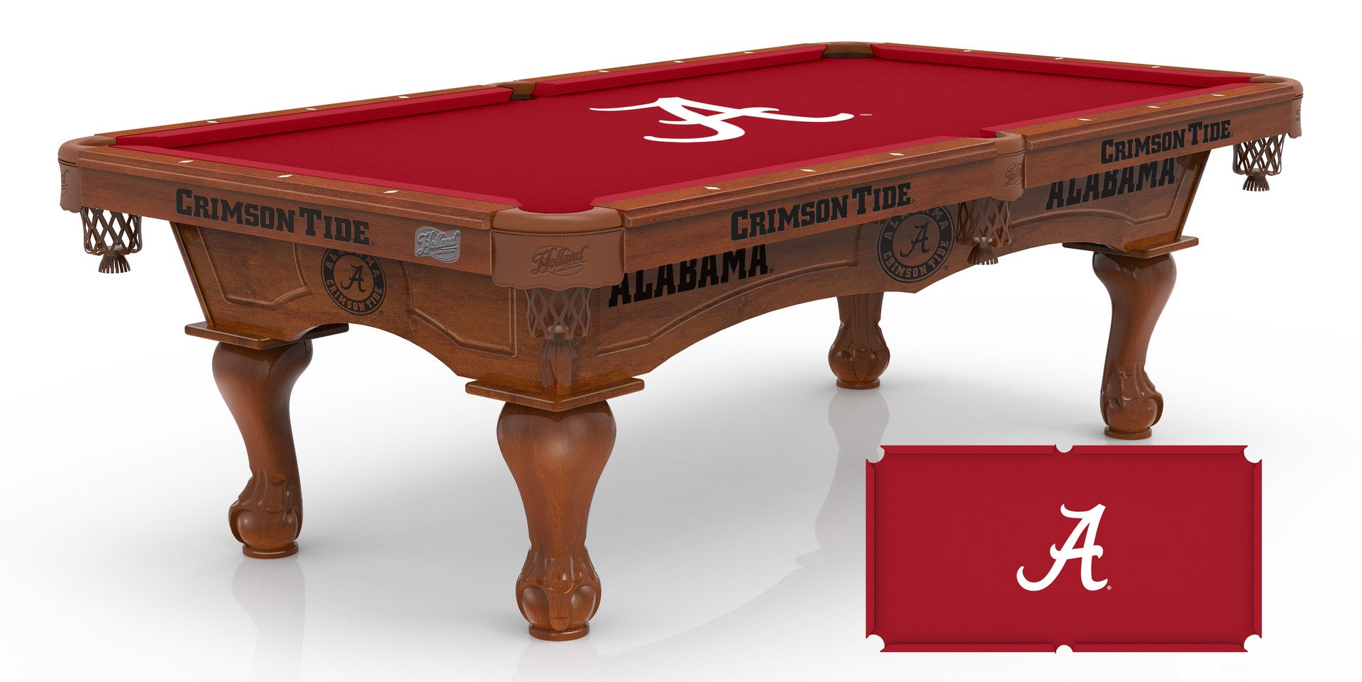 Alabama Crimson Tide 46'' x 13.5'' Pool Table Light