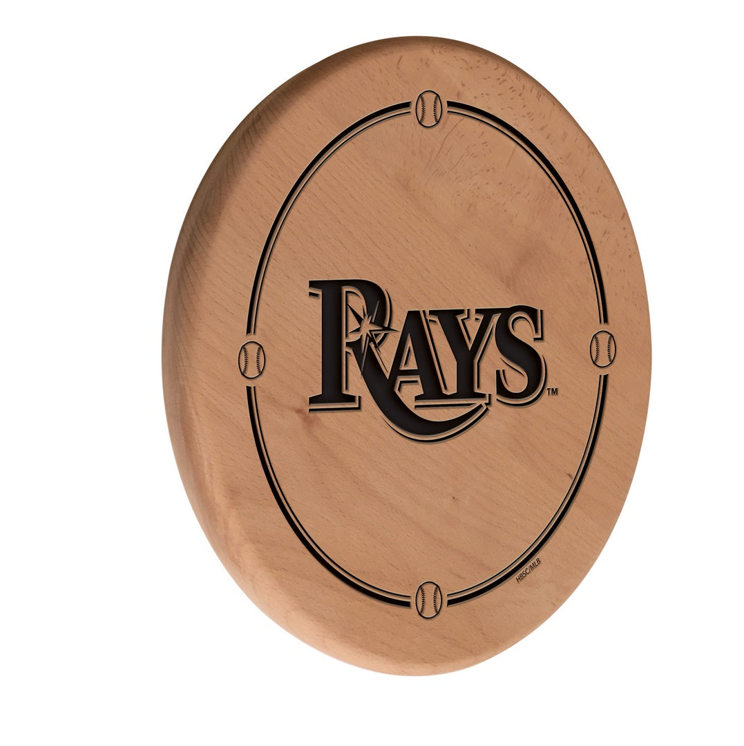 MLB Tampa Bay Rays Baseball Vertical Wood Sign Panel