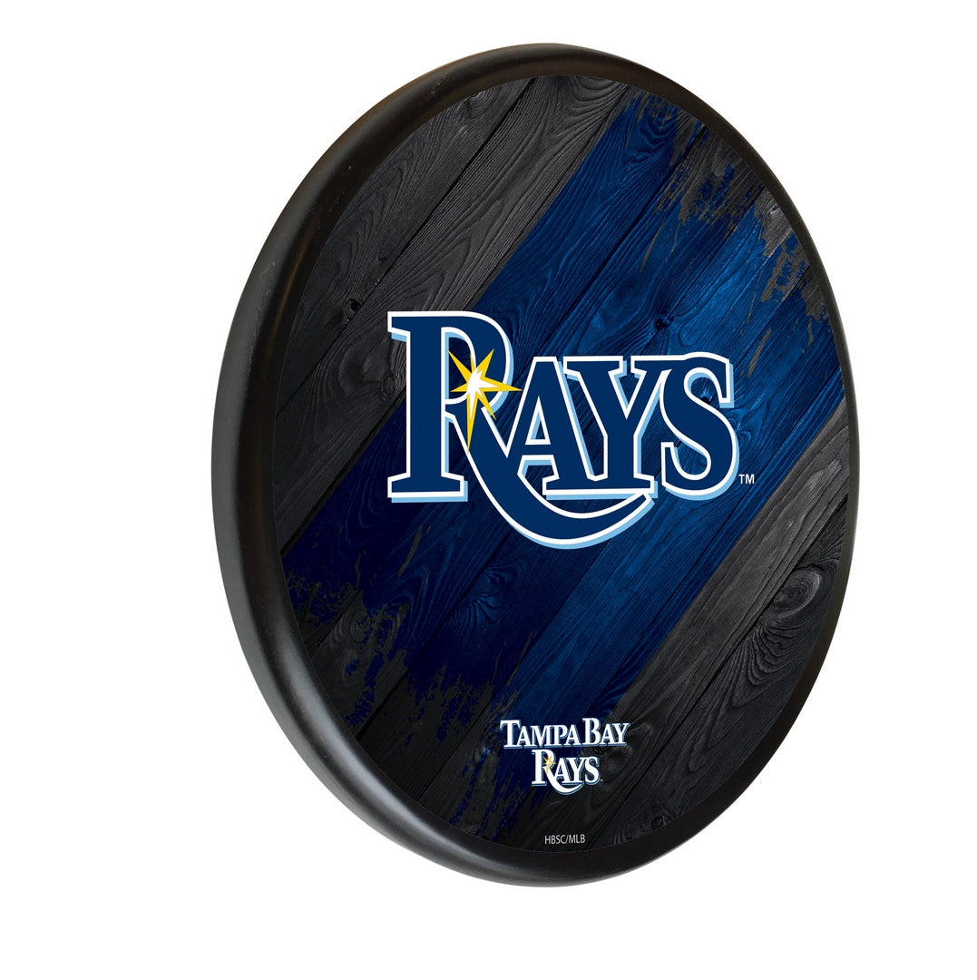 MLB Tampa Bay Rays Baseball Vertical Wood Sign Panel