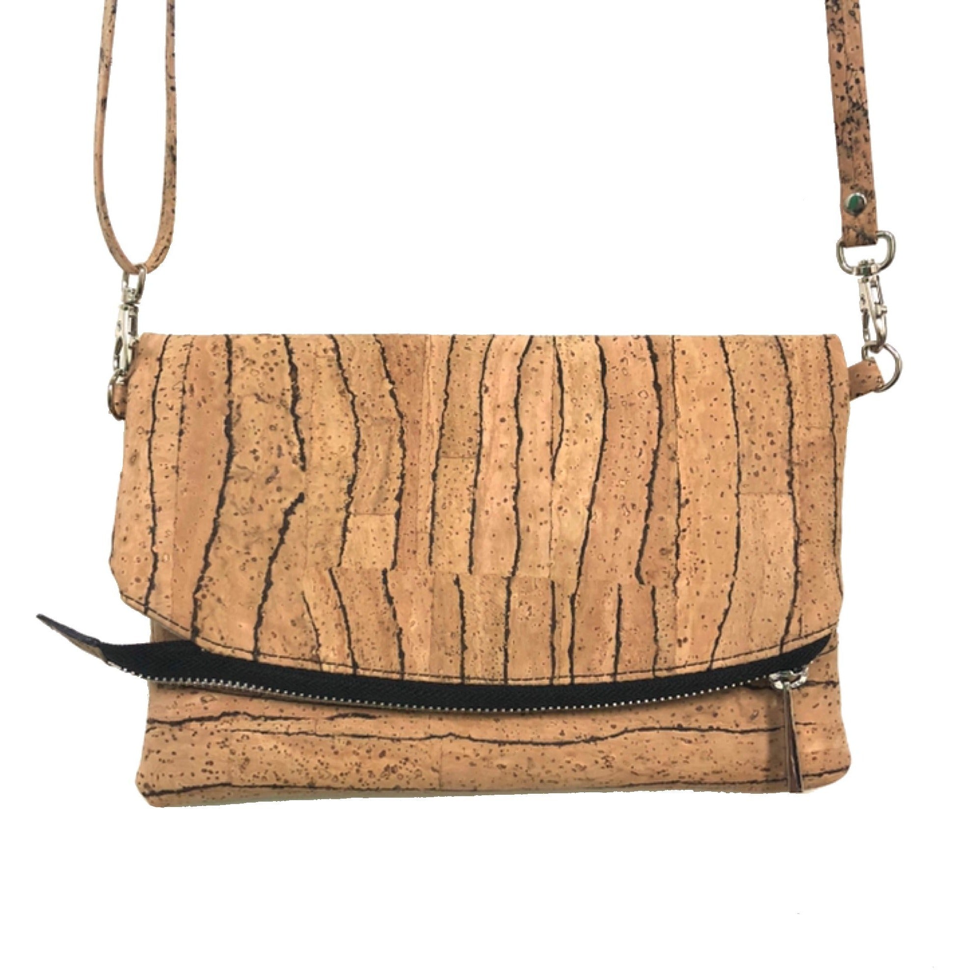 boshiho Natural Cork Crossbody Bag, Women Vegan Handbag Cork