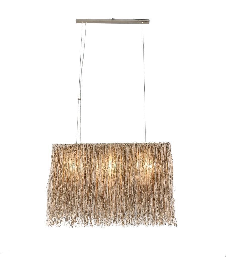 jute pendant light