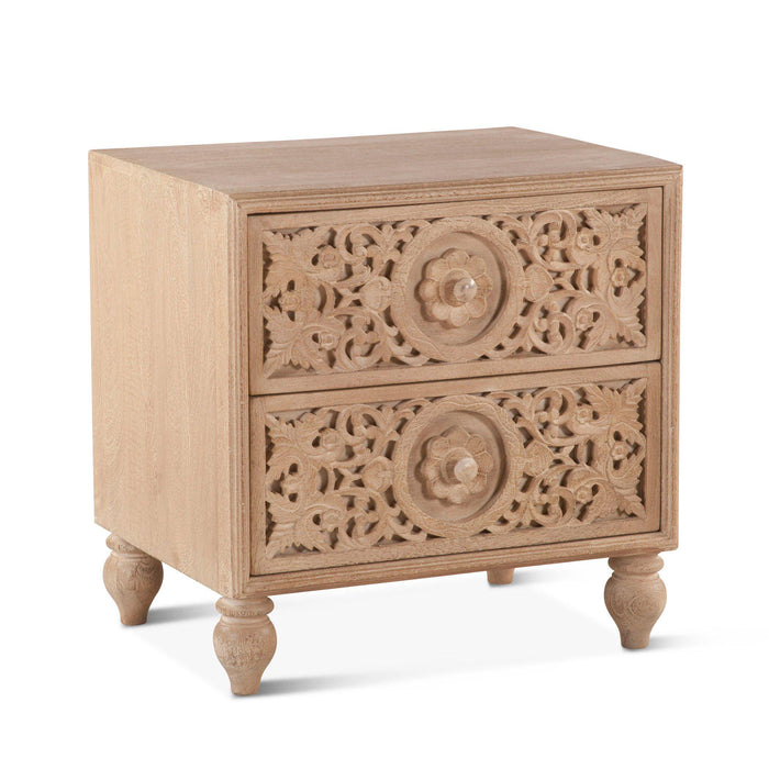 mango wood night stand