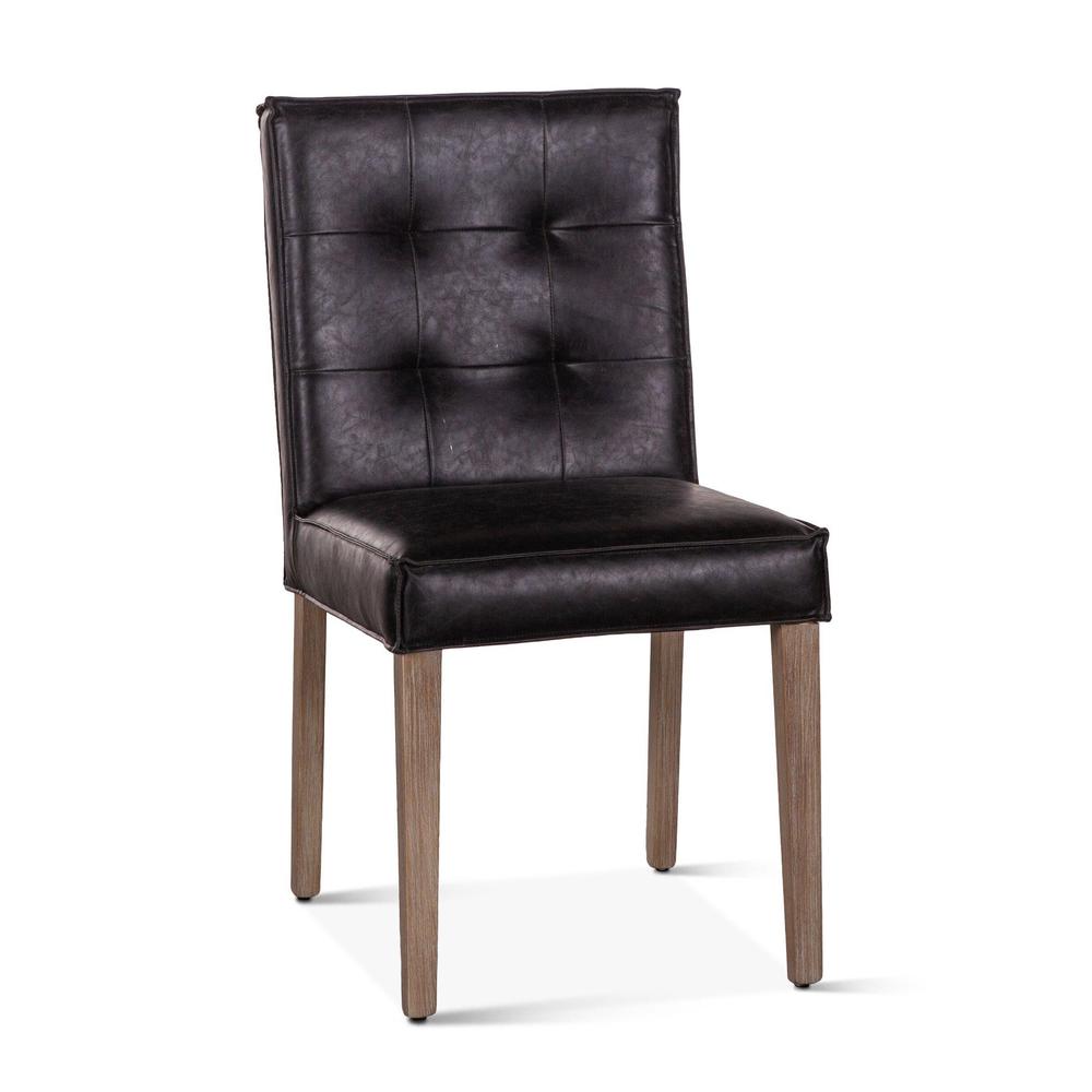 Vegan Leather Dining Chair - Avery - World Interiors