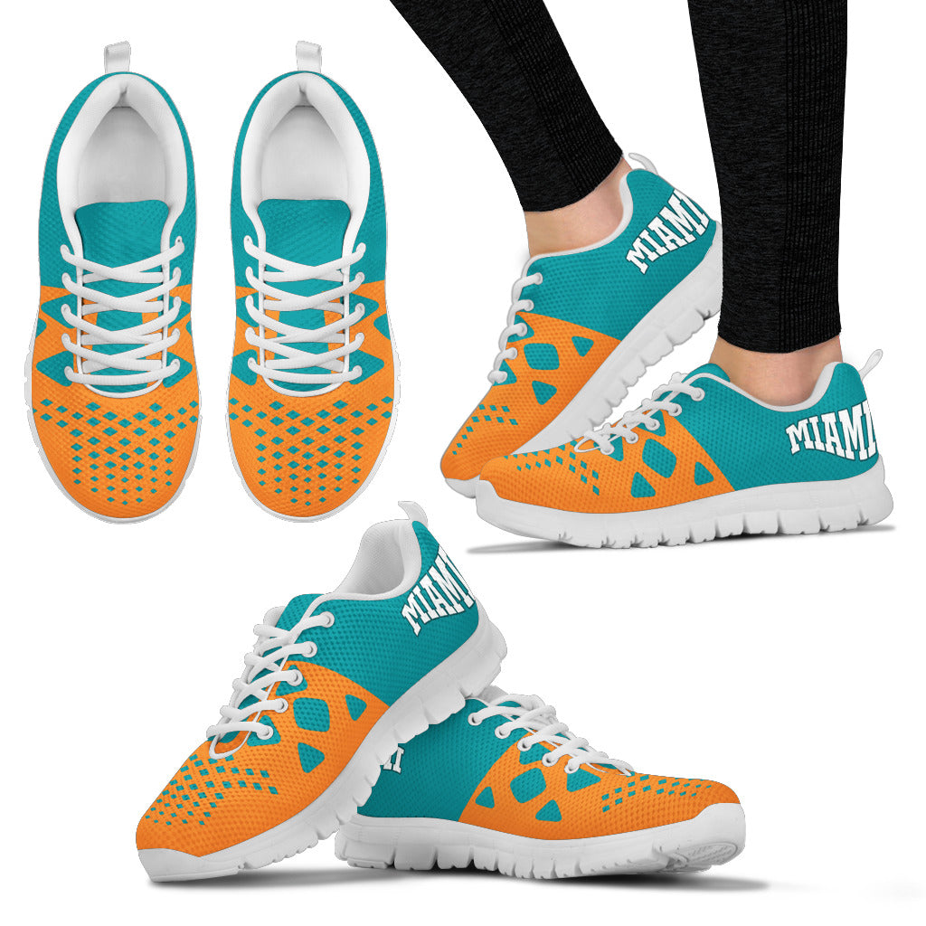 Miami Dolphins Sneakers – CustomKiks.com