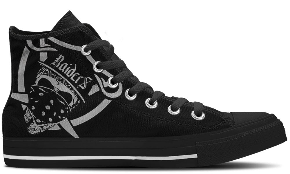 Oakland Raiders Shoes - High Top 