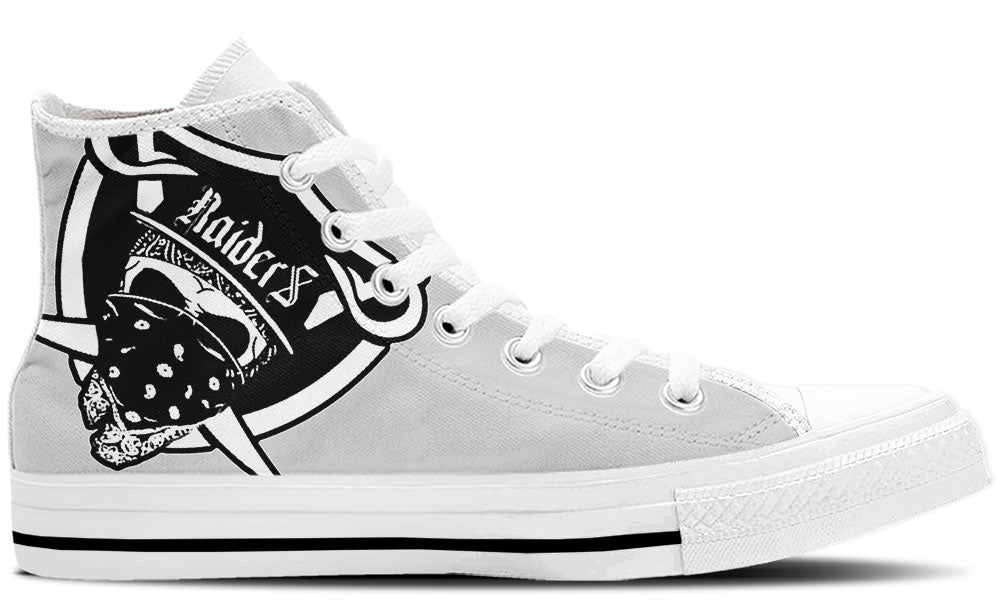 raiders converse shoes