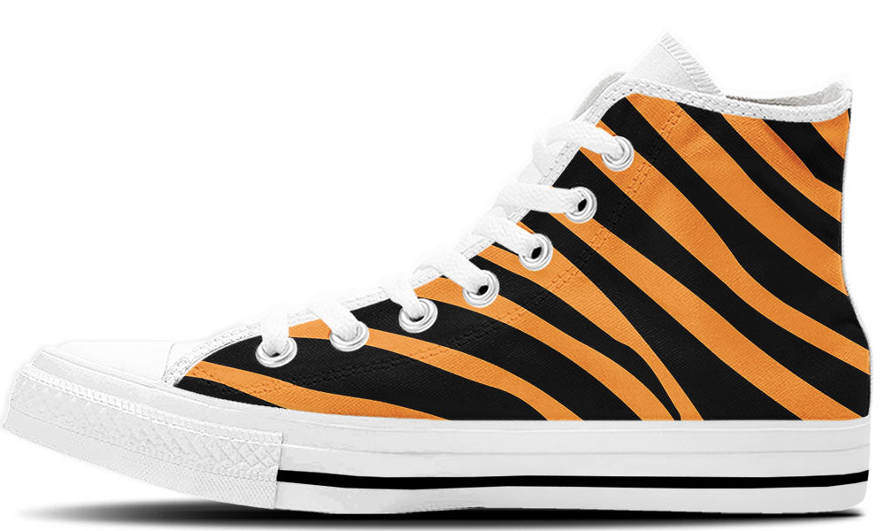 shoes with tiger print