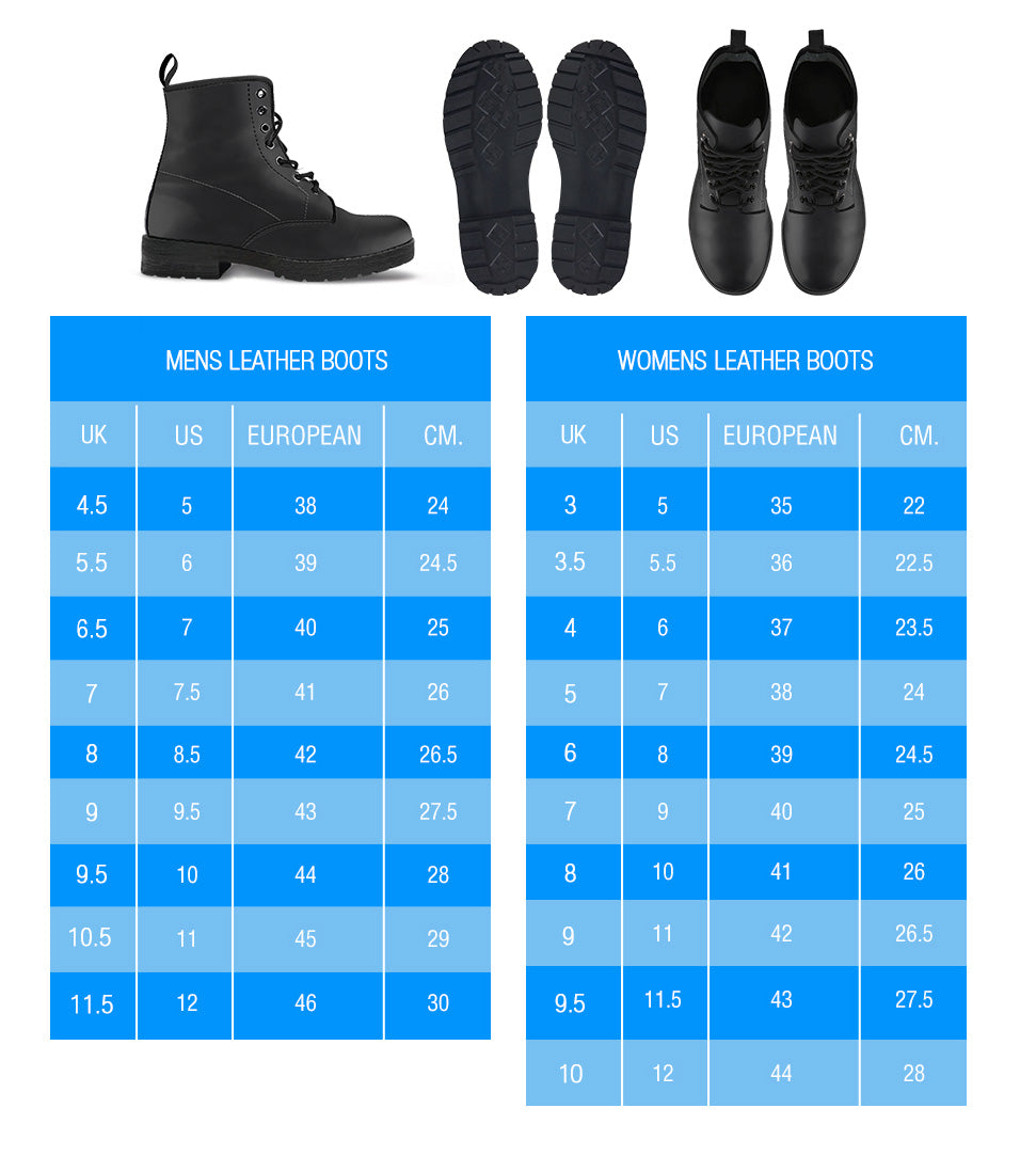 Boots Size Charts
