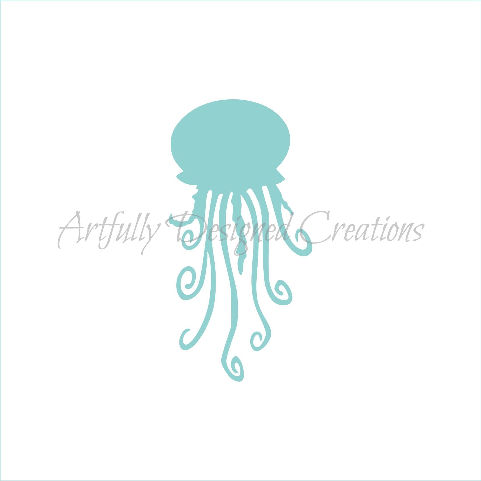 Download Blyss Jellyfish Stencil Bee S Baked Art Supplies And Artfully Designed Creations