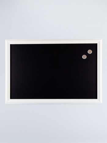 Black Glass Dry Erase Board, 35 x 23, Black Surface