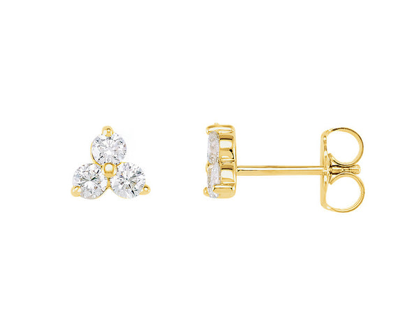 Trio Diamond Earrings – Addison Everly, LLC