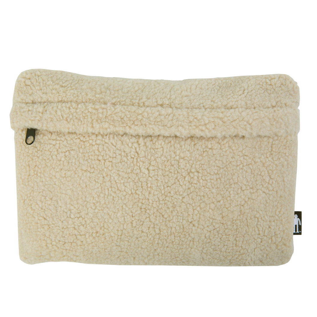 Cream Sherpa Pouch – acembly