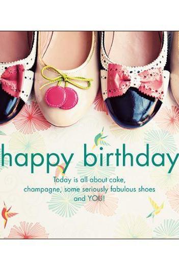 Happy Birthday Shoes Card – The Outpost NZ