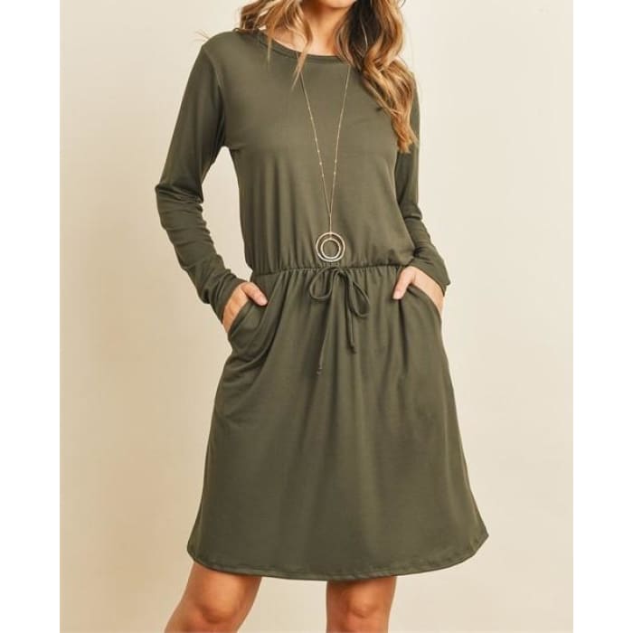 Olive Casual Dress