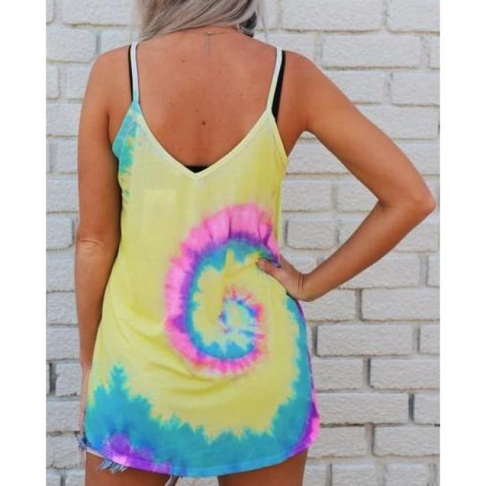 Strappy Tie Dye