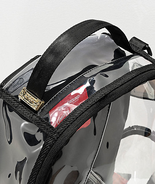 sprayground clear backpack