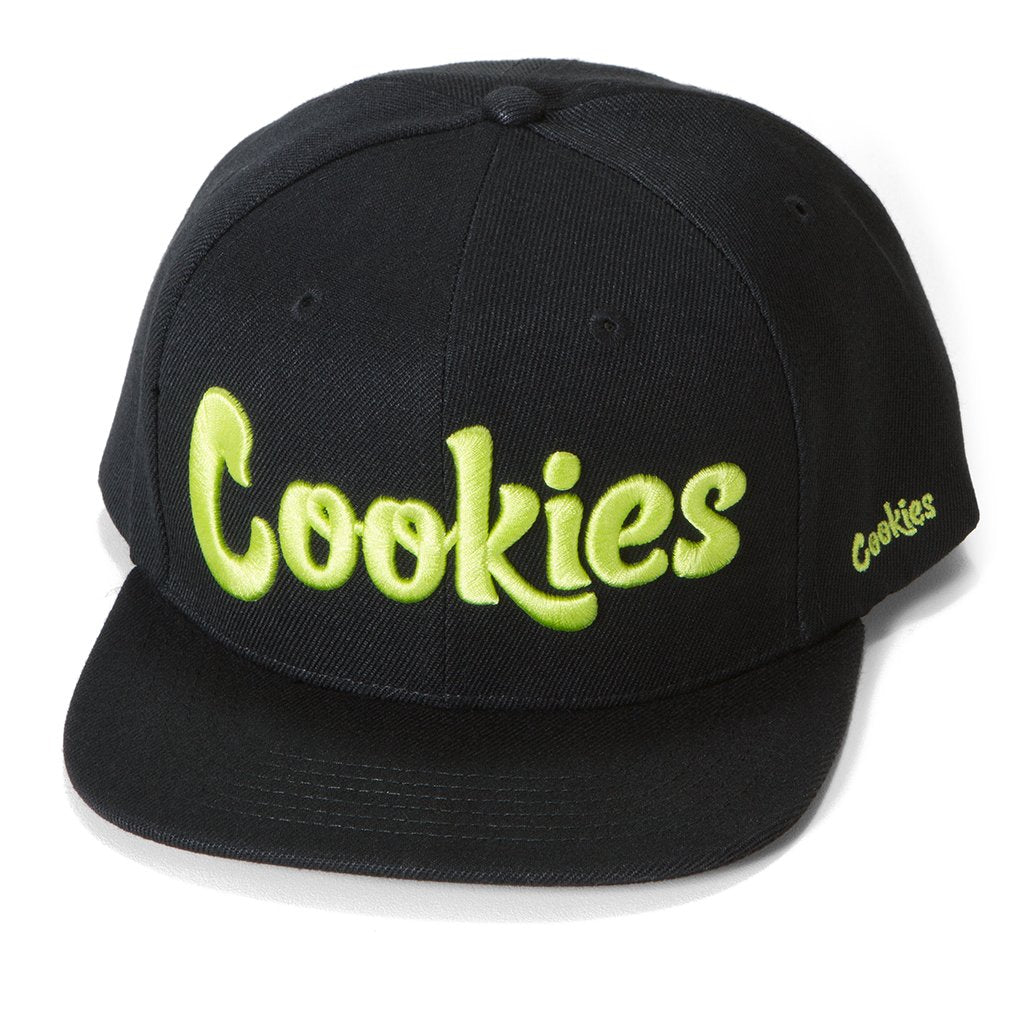 Black/Volt Thin Mint Snapback Hat 