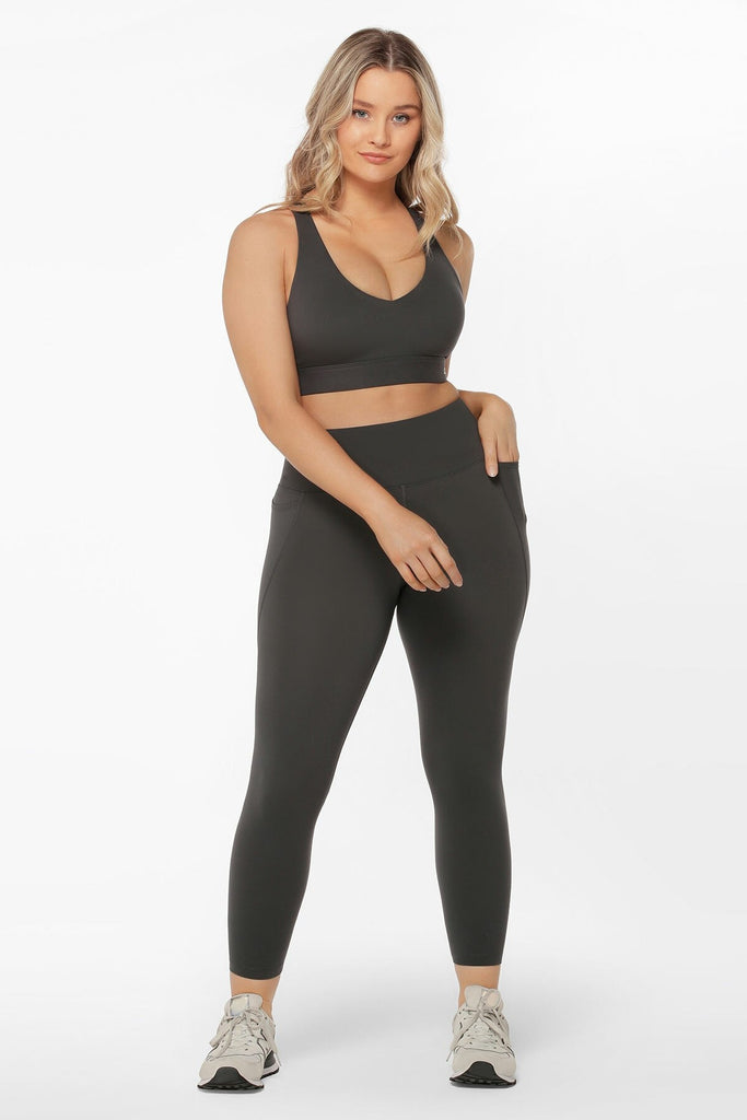 Amy Winter Thermal Phone Pocket Tech Leggings - Black