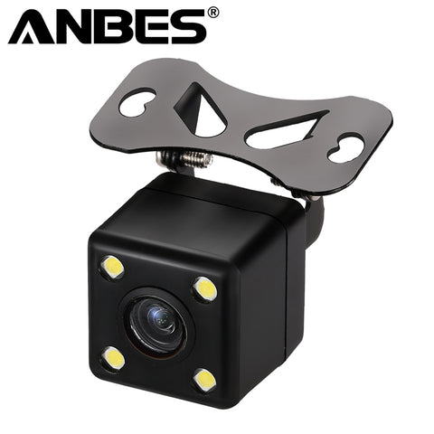 Anbes Rear View Camera Waterproof Full HD CCD Car Rear Camera 4 LED Night Vision Car Parking Assistance Parktronic Camera