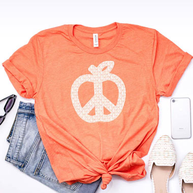 Teach Peace T-shirt Designs for Teachers