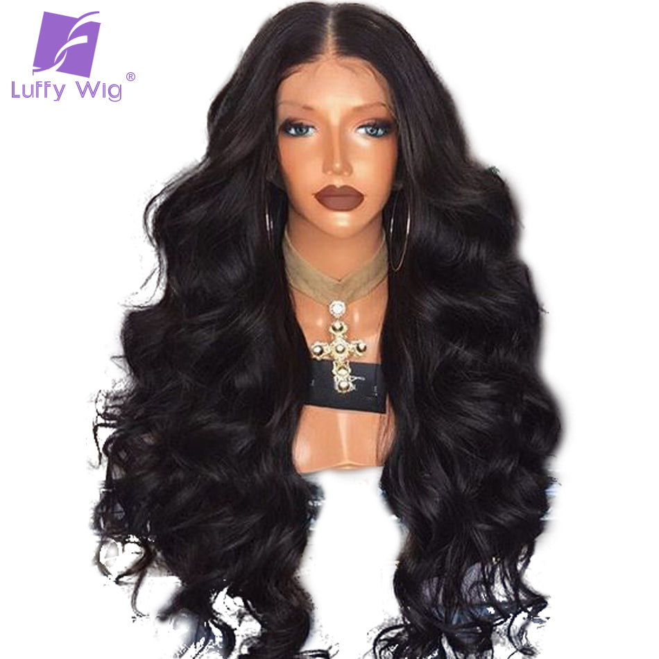 Plucked Glueless Peruvian Full Lace Human Hair Wigs