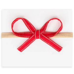 Red Ribbon Bow Headbands - The Red Balloon