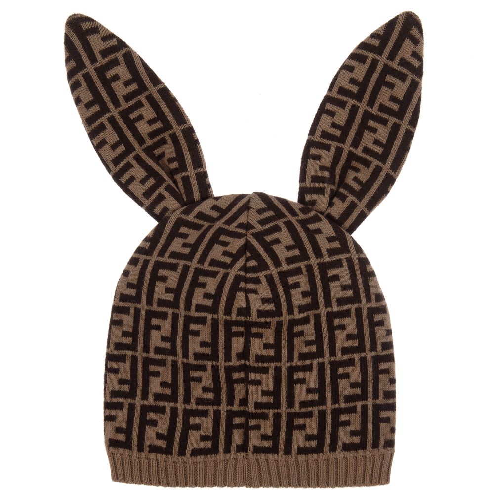 fendi rabbit hat