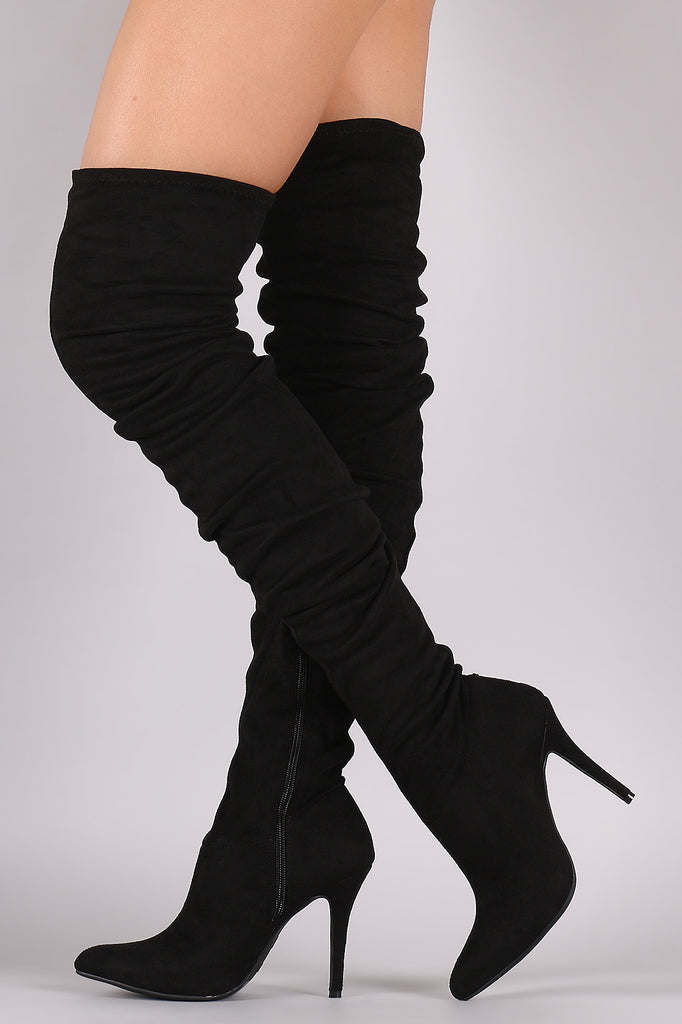 slouch stiletto boots