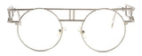 Vintage Round Metal Frame Steampunk Sunglasses UV400