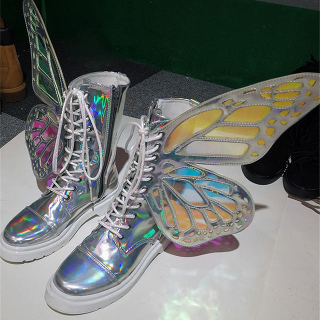 butterfly sneakers with wings