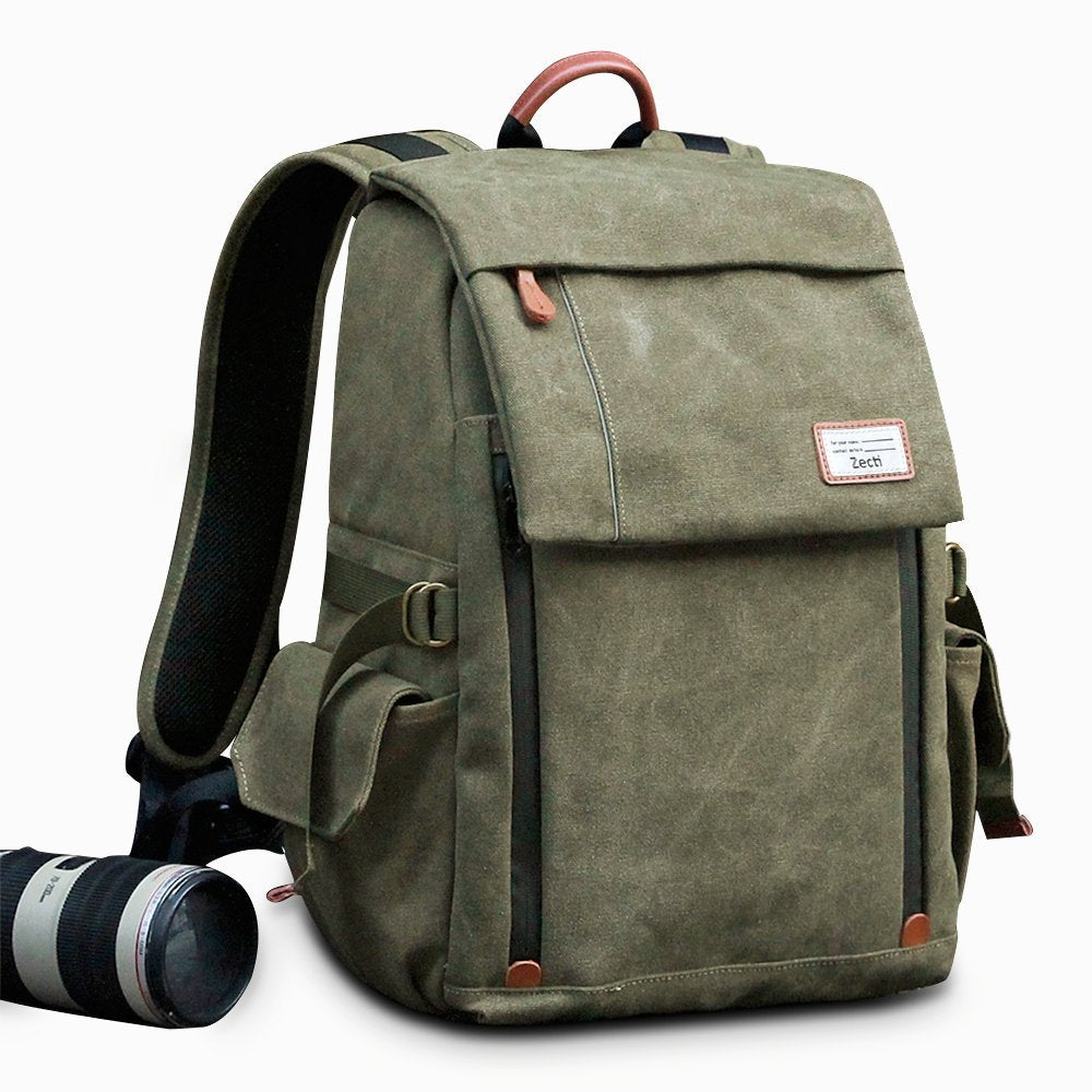 canvas camera backpack