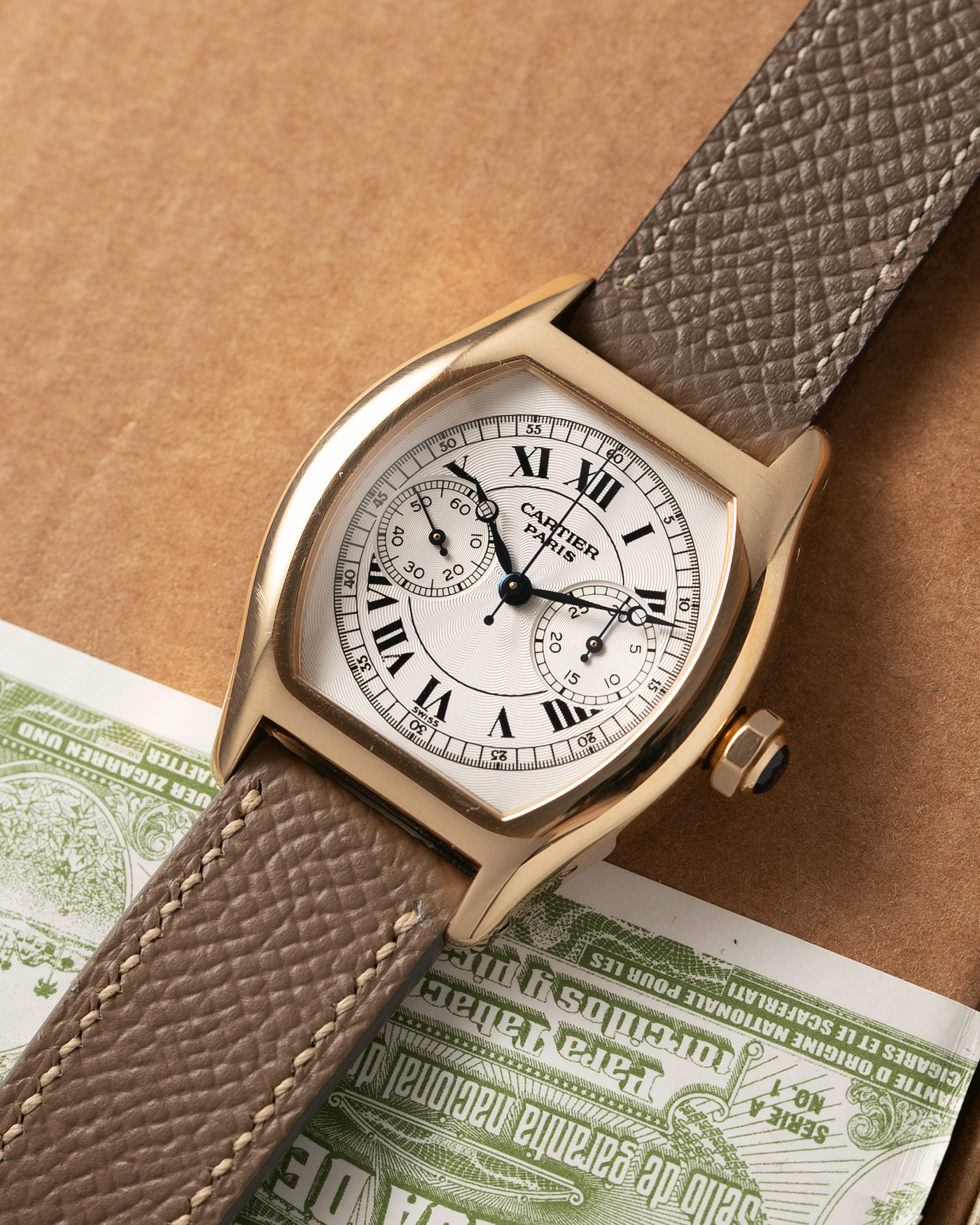 cartier tank monopoussoir