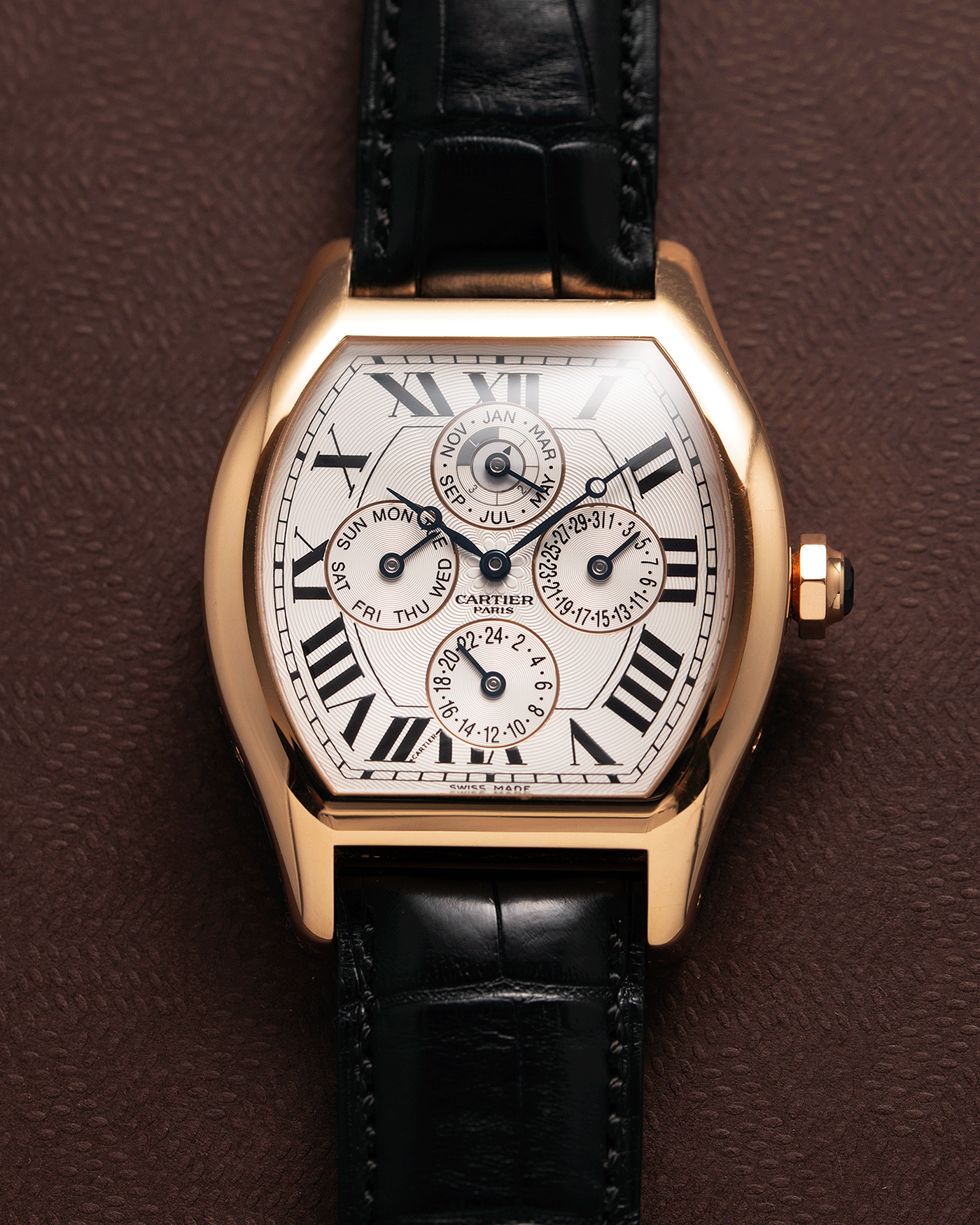 Cartier Tank CPCP Tortue Perpetual Calendar Collection Prive Cartier