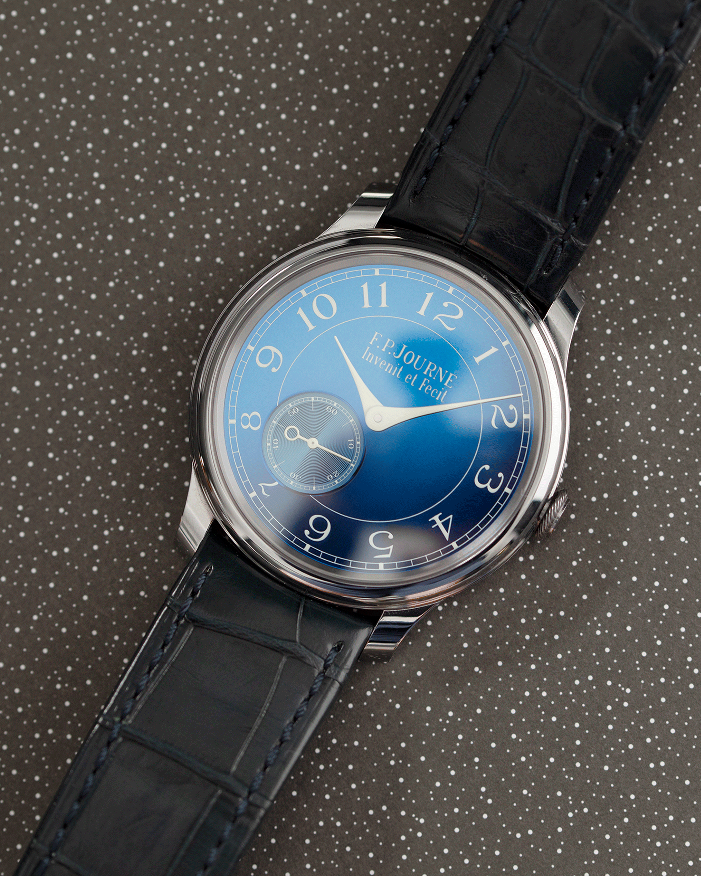 fp journe chronometre bleu