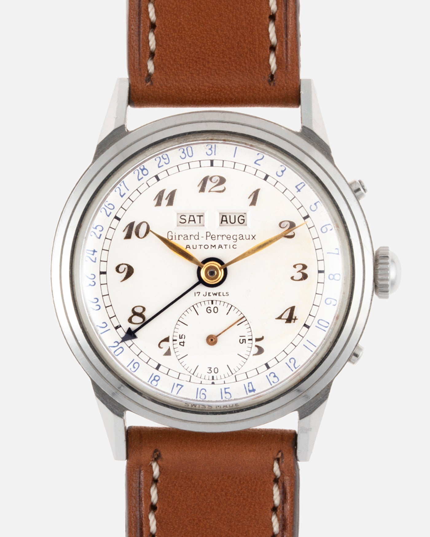 Girard Perregaux Triple Calendar Vintage Watch | S.Song Vintage Watches ...