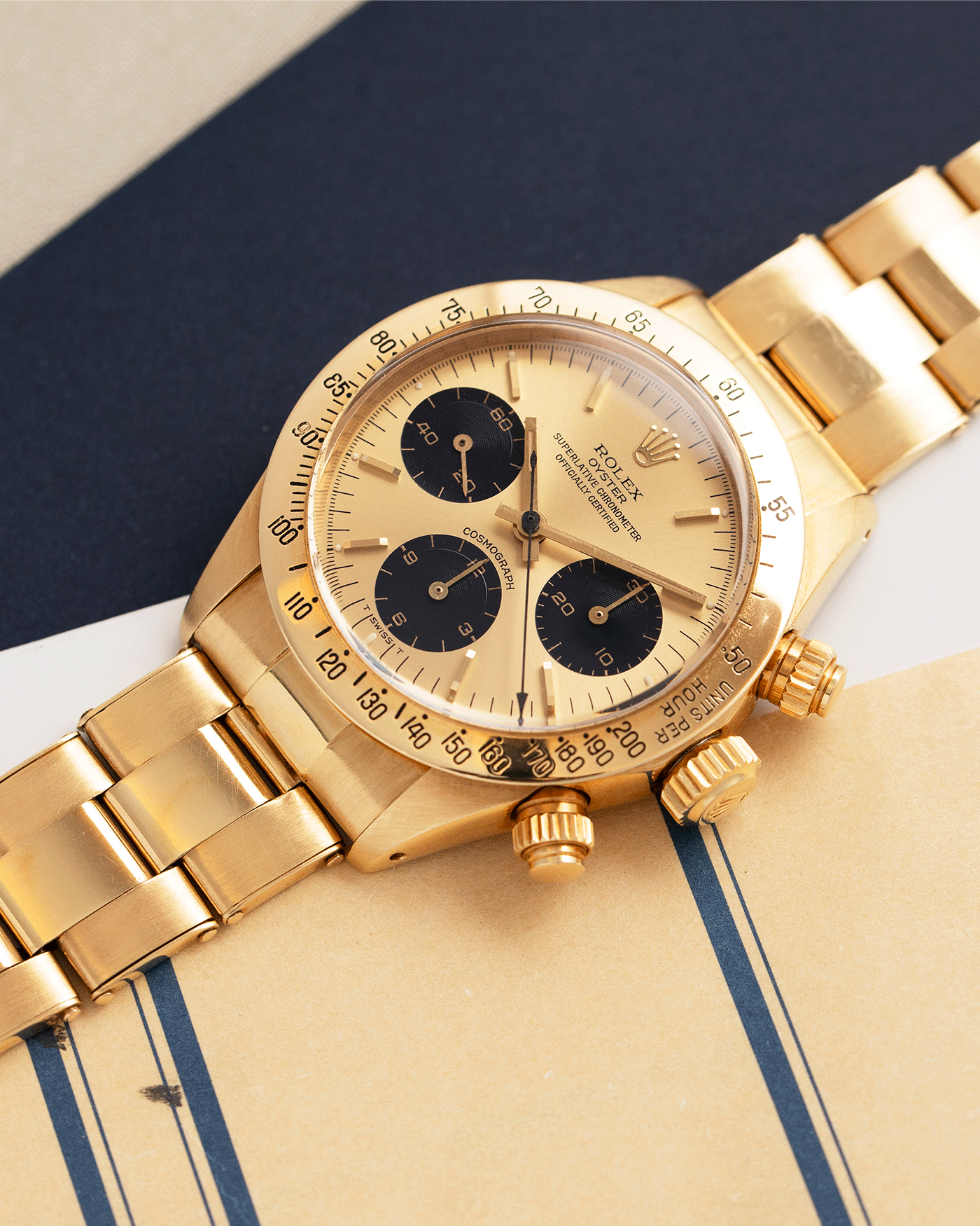 rolex daytona gold vintage